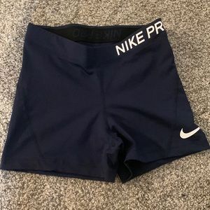 Nike pro navy bike shorts excellent condition size small